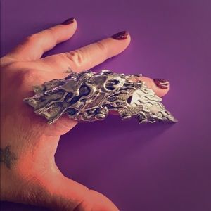 Dragon Flames Knuckle Armor Stainless